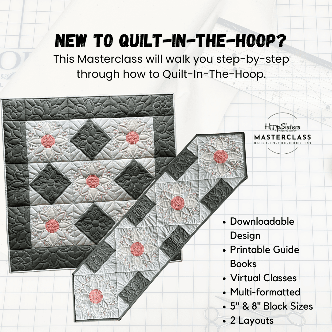 Hoop Sisters Quilt in the Hoop Masterclass 102 — image 1