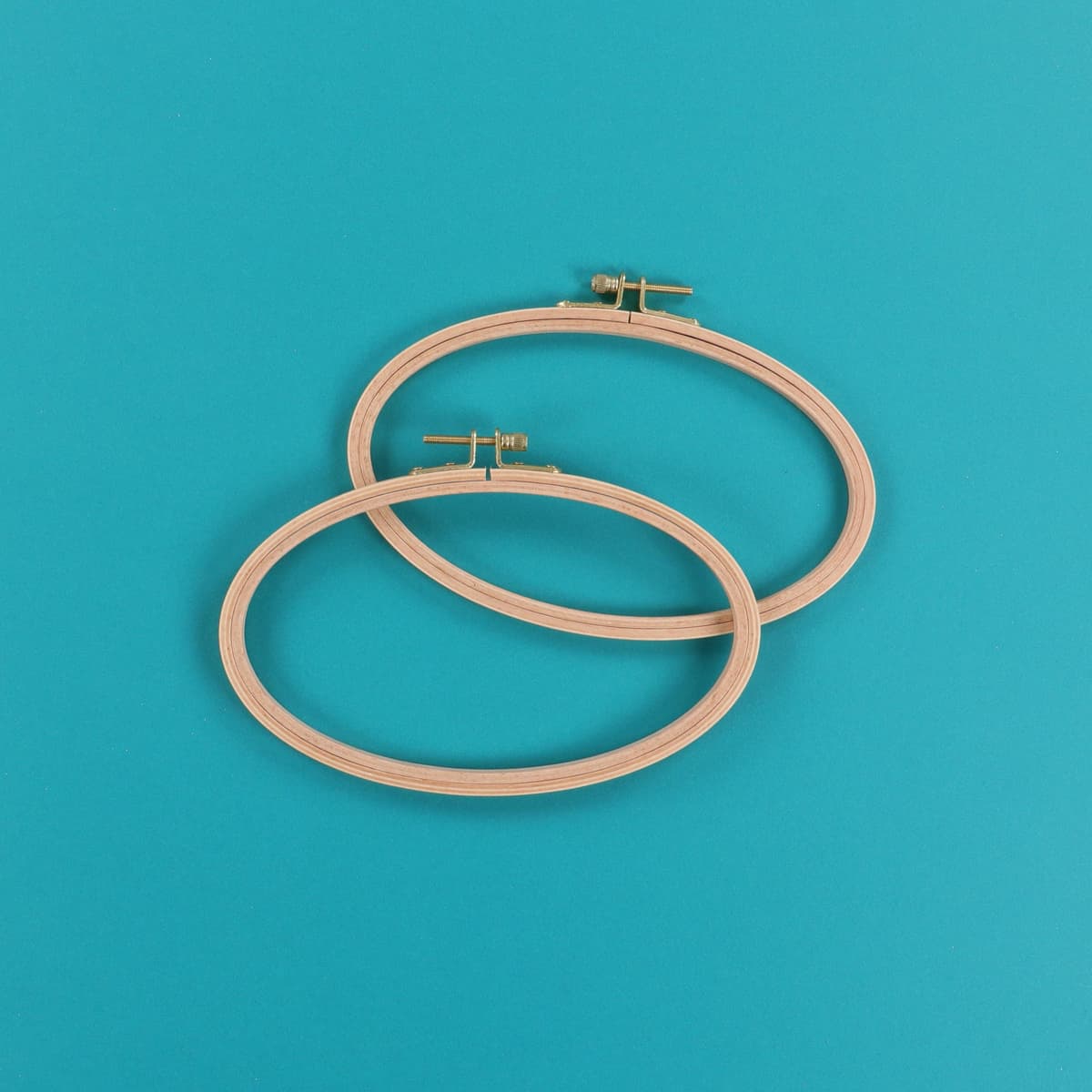 Beechwood Oval Hoops (pack of 2)