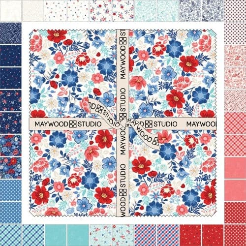 Star-Spangled Beauty Designer: Kimberbell 10" Squares (42 pcs)