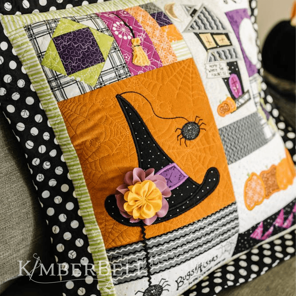 Home Is Where The Haunt Is 21 1/2×21 1/2″ Pillow Fabric Kit — image 2