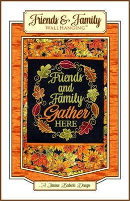 Janine Babich Designs - Friends & Family Wall Hanging