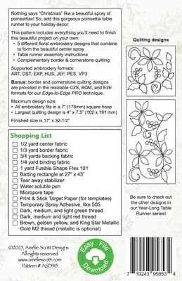 Poinsettia Prestige Table Runner — image 2