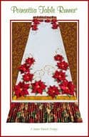 Janine Babich Designs - Poinsettia Table Runner