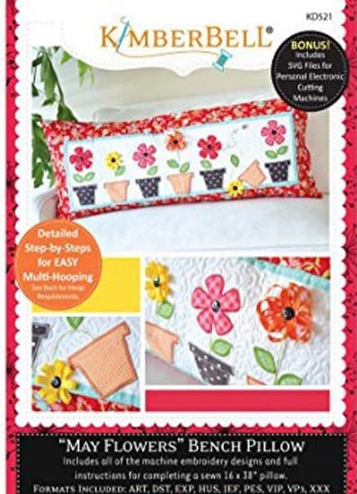 May Flowers Bench Pillow