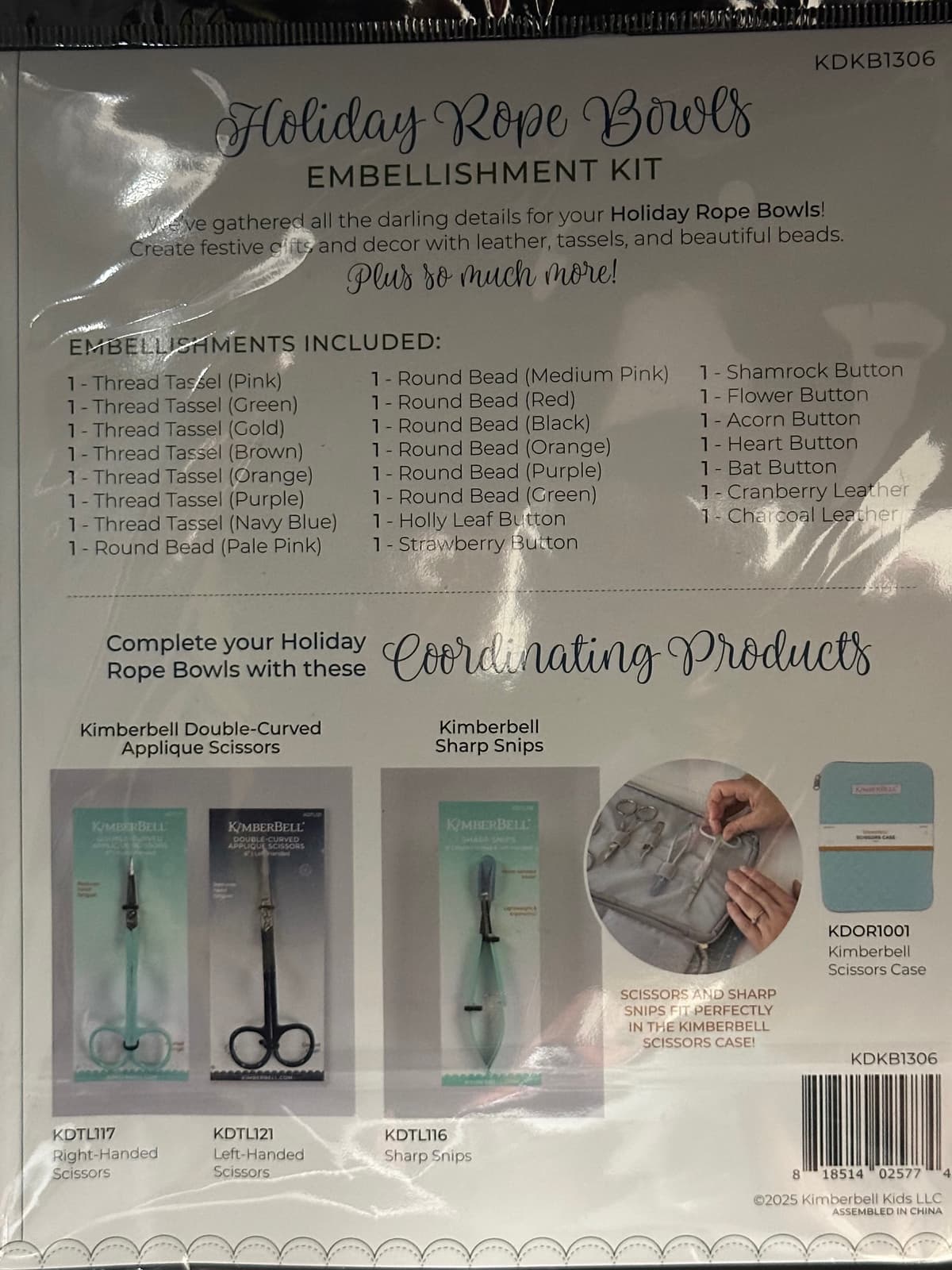 Holiday Rope Bowls Embellishment Kit — image 2