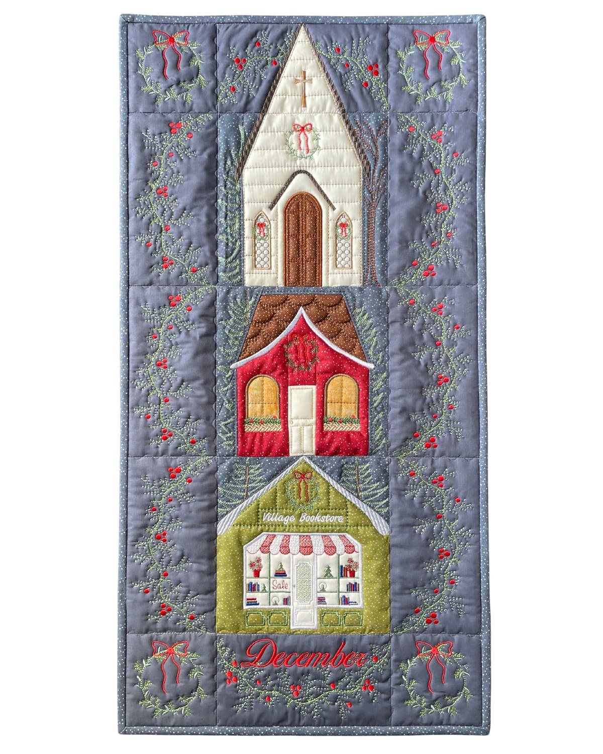 Christmas Village Wall Hanging - Digital Library — image 1