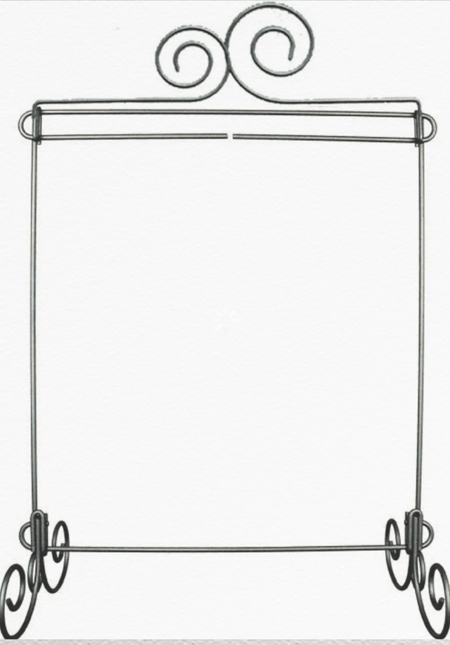 Scroll Stand Single 12x14