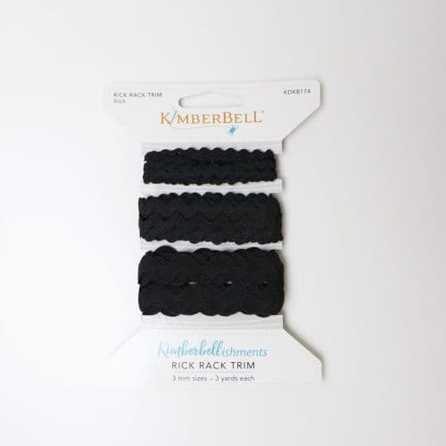 RICK RACK TRIM –BLACK