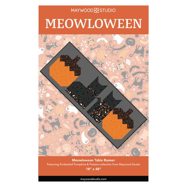 Meowloween Table Runner