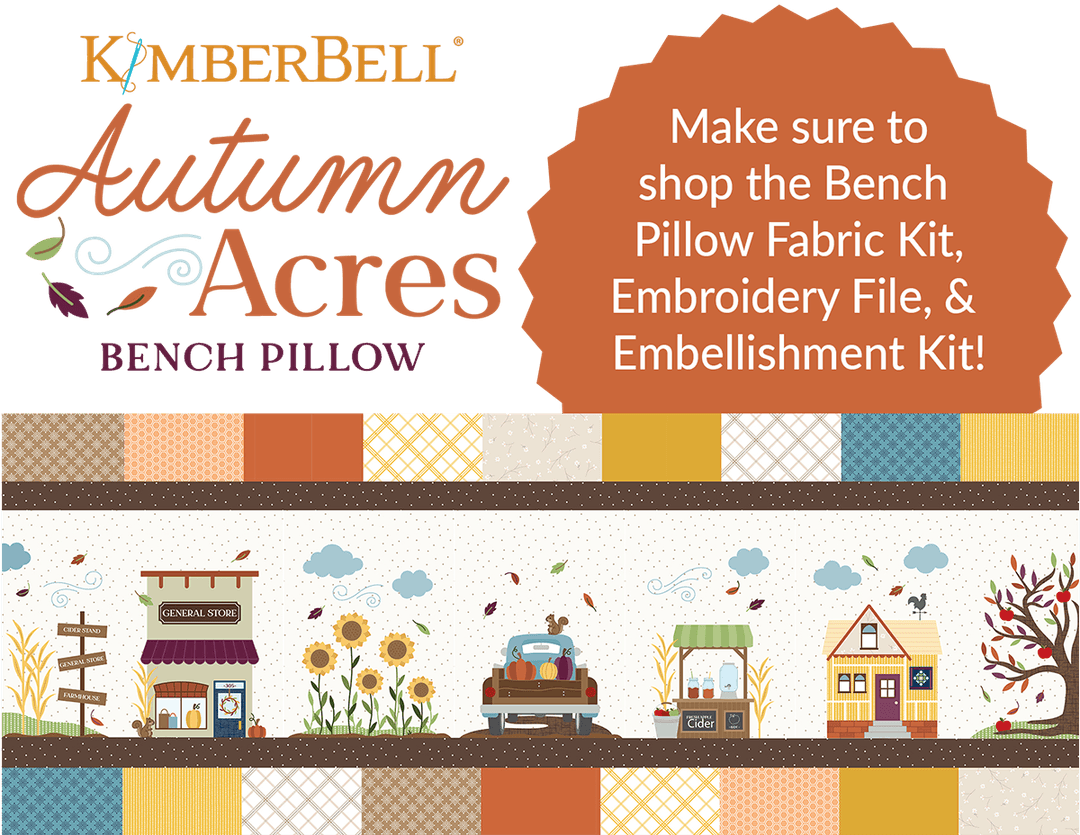 Autumn Acres Bench Pillow Embellishment Kit