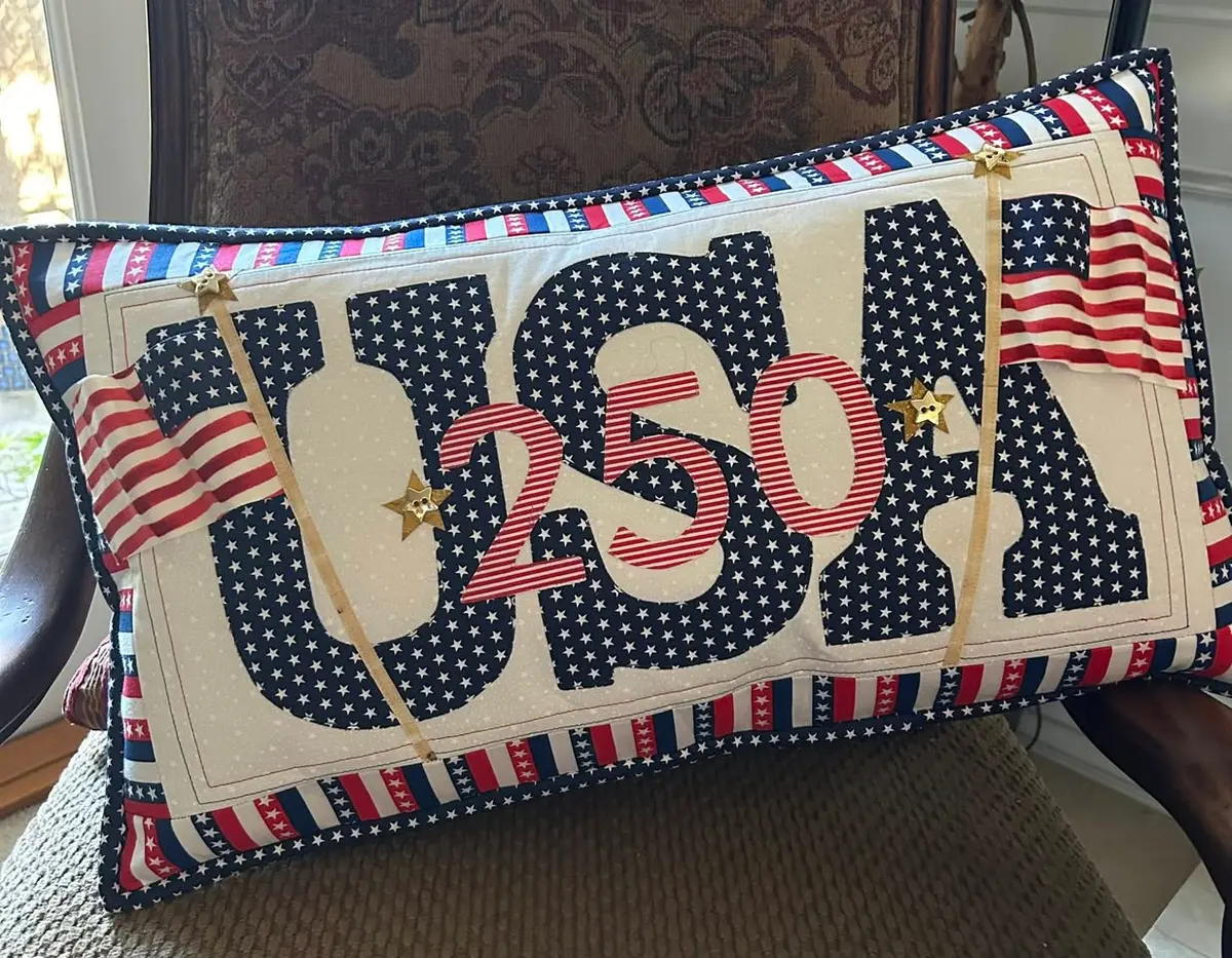 Patti D Americana Pillow Class at Be Sew Bizzy — image 1