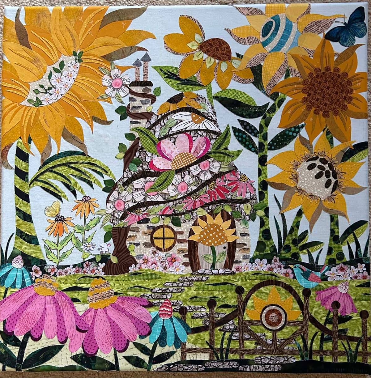 Sunflower House Collage — image 1