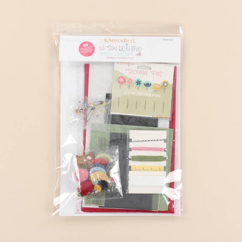 Oh Sew Delightful Fabric and Embellishment Kit Bundle — image 2