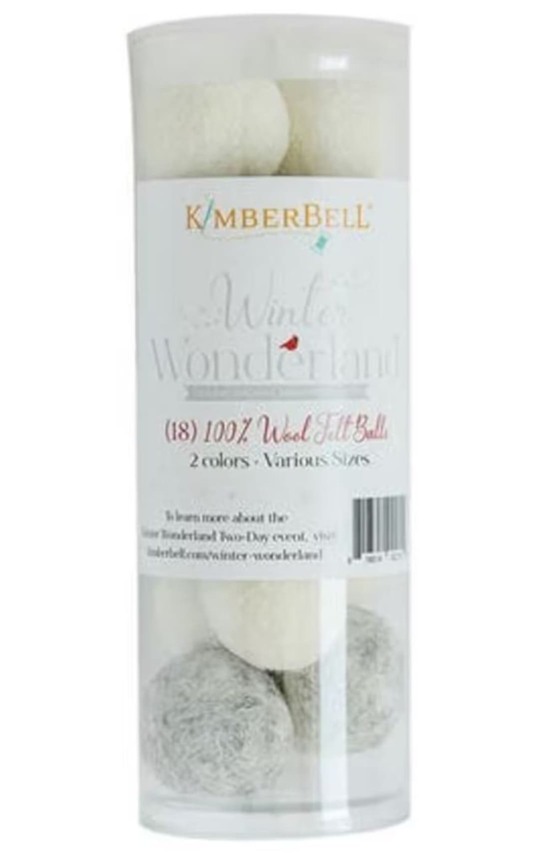 Kimberbell Designs Winter Wonderland Wool Felt Balls