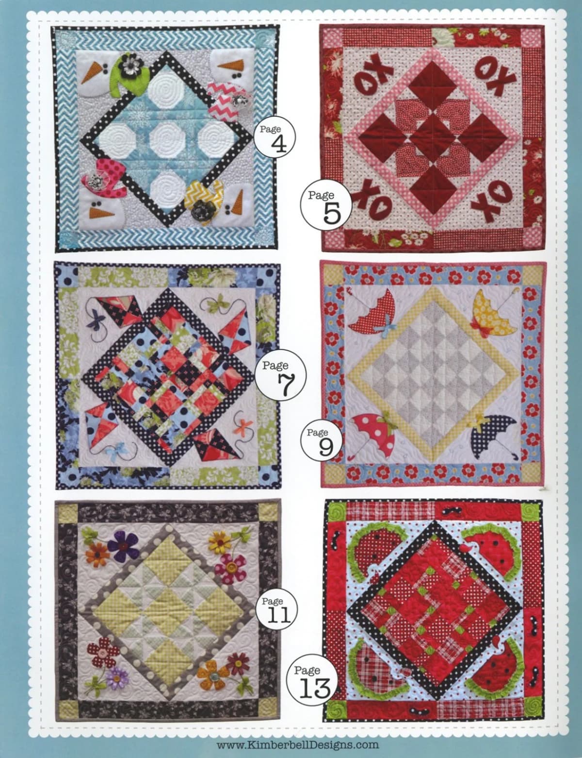 Kimberbell Cuties Volume 1 Table Toppers Fabric Kit