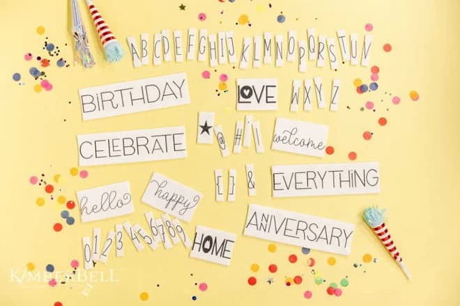 Kimberbell Shout Hooray Bench Pillow Fabric Kit — image 6