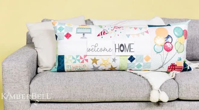 Kimberbell Shout Hooray Bench Pillow Fabric Kit — image 7