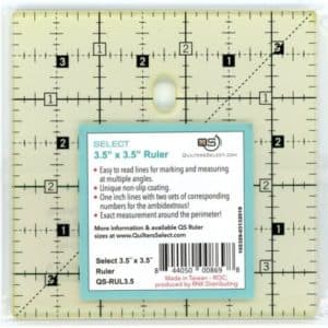 Quilters Select Non Slip Ruler 3.5x3.5 — image 2