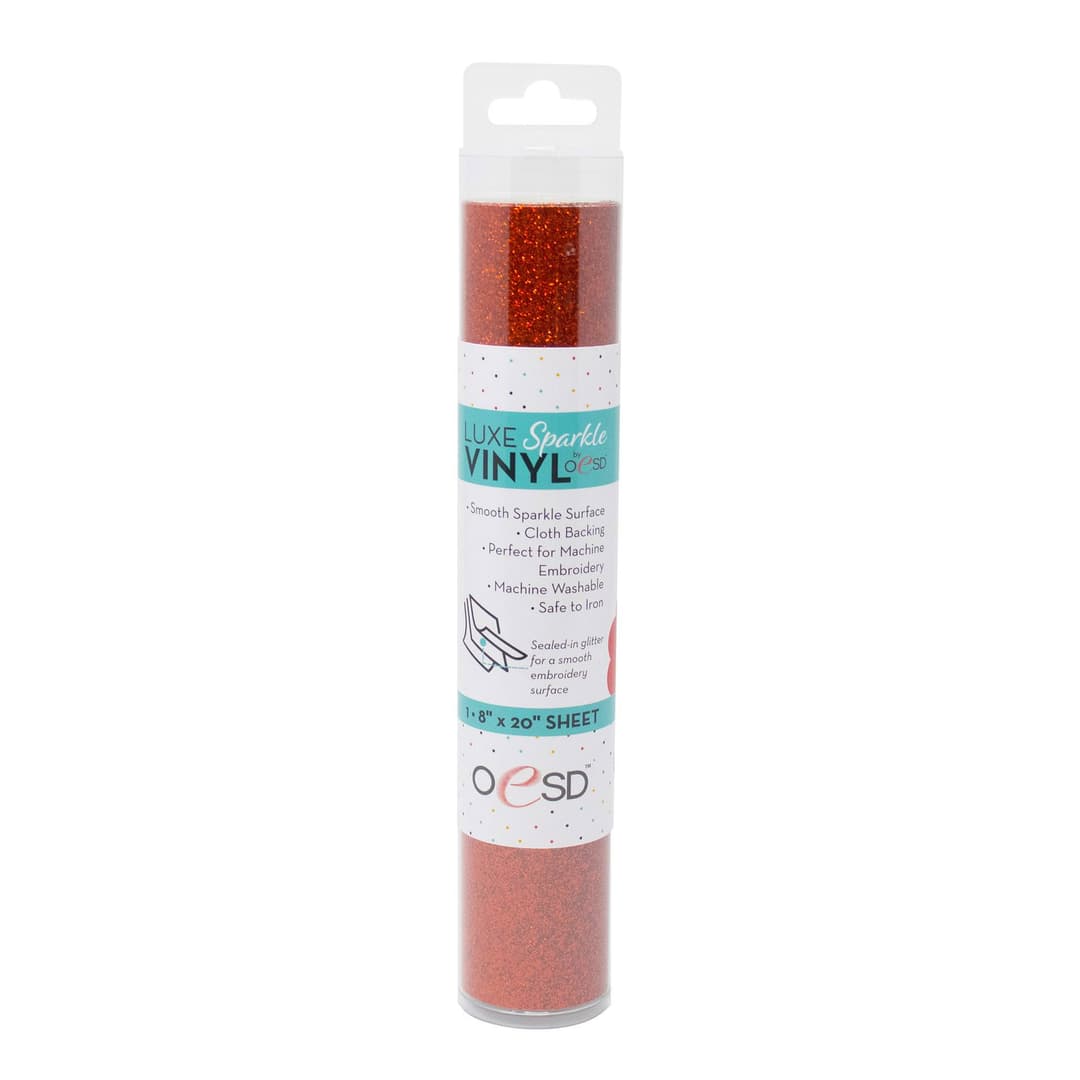 OESD Luxe Sparkle Vinyl Red
