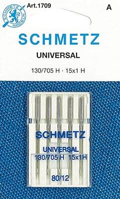 Schmetz Universal Needles 5-pk sz 80/12 — image 2