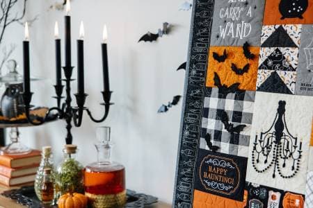 Kimberbell Pumpkins & Potions Ladder Quilt Fabric Kit — image 4