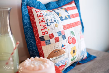 Kimberbell Sweet Land of Liberty Pillow-Fabric Kit