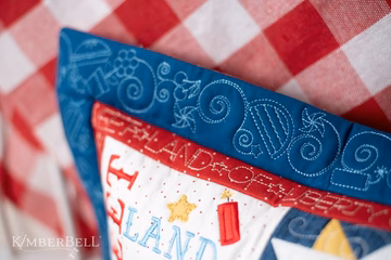 Kimberbell Sweet Land of Liberty Pillow-Fabric Kit — image 2