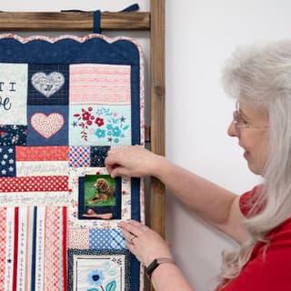 Kimberbell Designs Star-Spangled Beauty Ladder Quilt Embroidery Version — image 4
