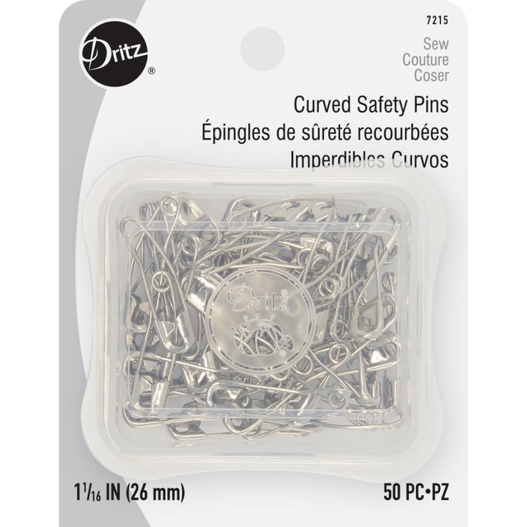 Dritz Curved Safety Pins Size 1