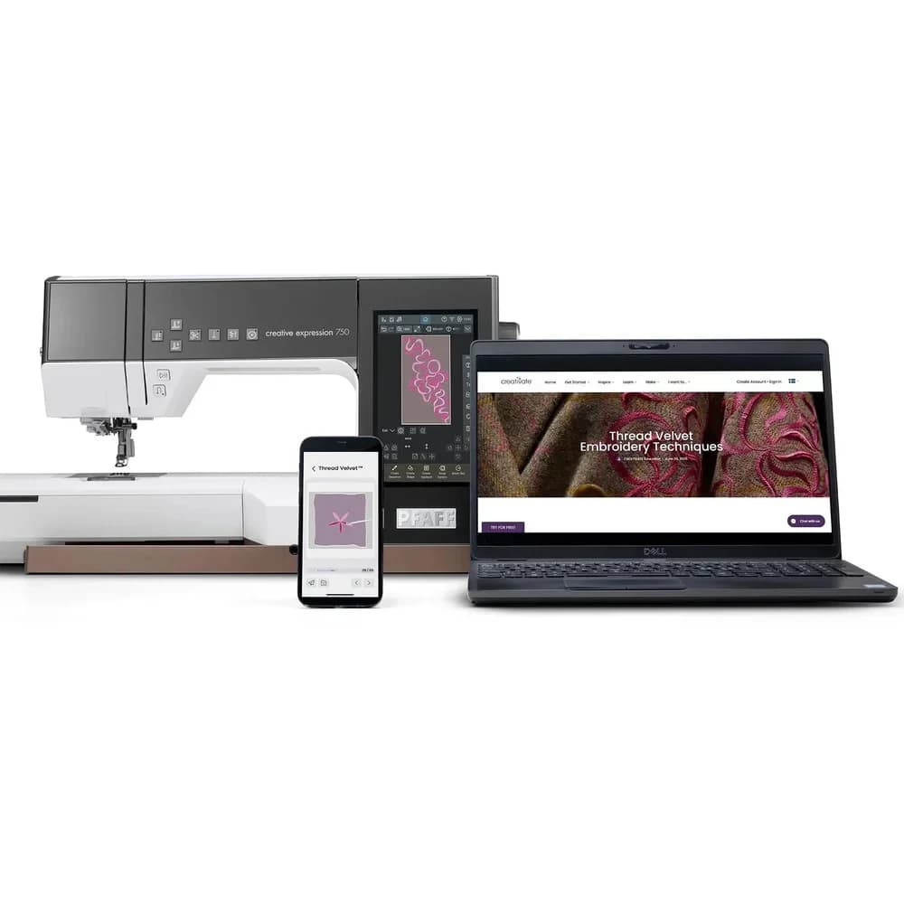 PFAFF® creative expression™ 750 Sewing and Embroidery Machine — image 4