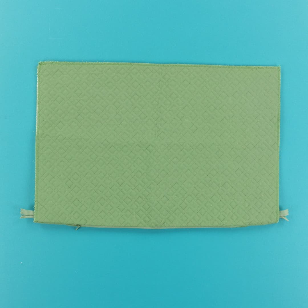 Kimberbell Designs Green Quilted Pillow Cover Blank