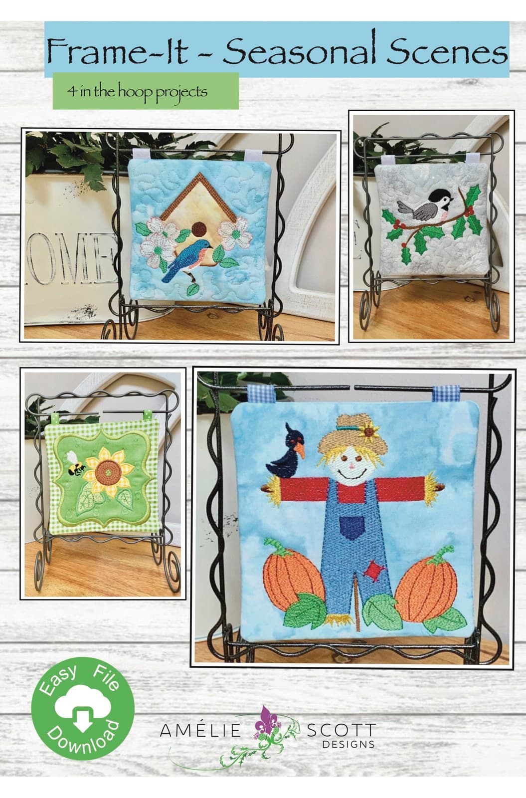 Amelie Scott Designs Frame it Seasonal Scenes