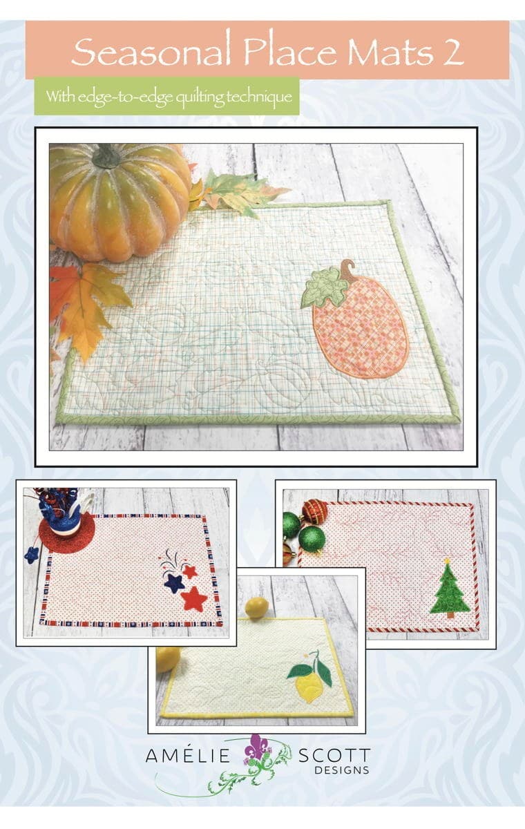 Amelie Scott Designs Seasonal place mats2