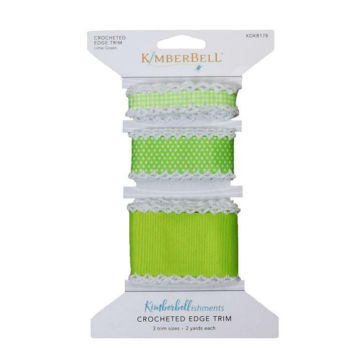 Kimberbell Designs Crocheted Edge Trim Lime Green