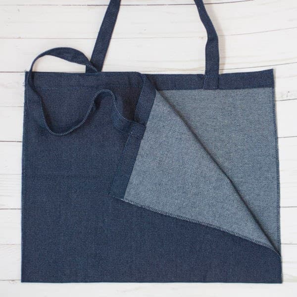 Kimberbell Designs Denim Tote Open Seam