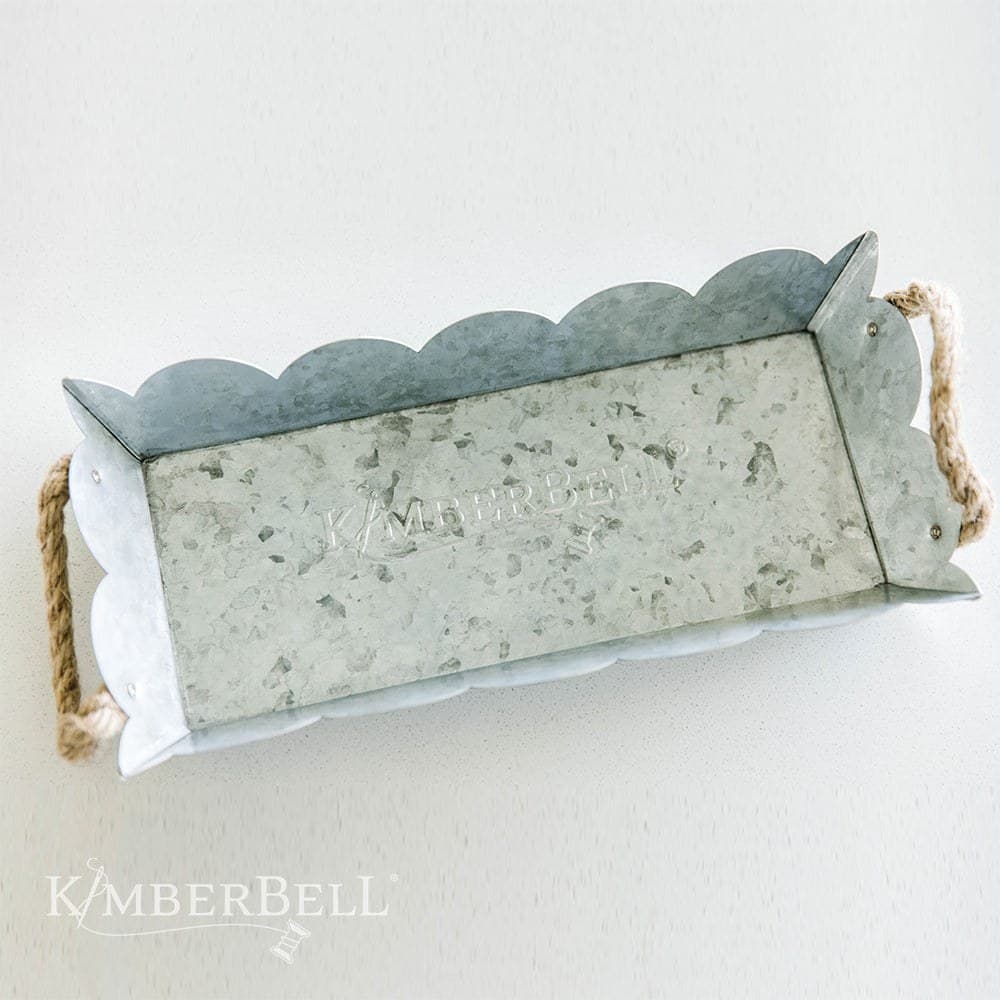 Kimberbell Designs Scalloped Metal Tray