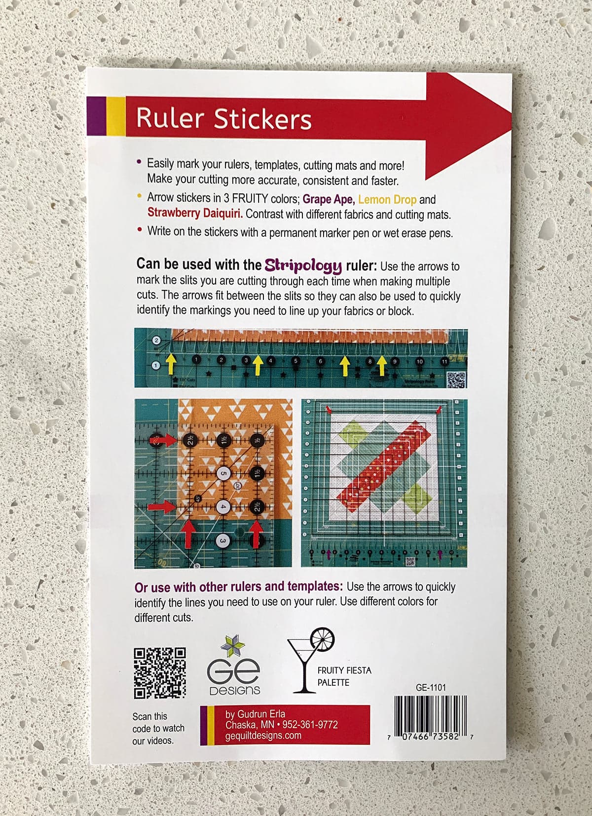 GEasy Ruler Stickers Fruity Fiesta Palette — image 5