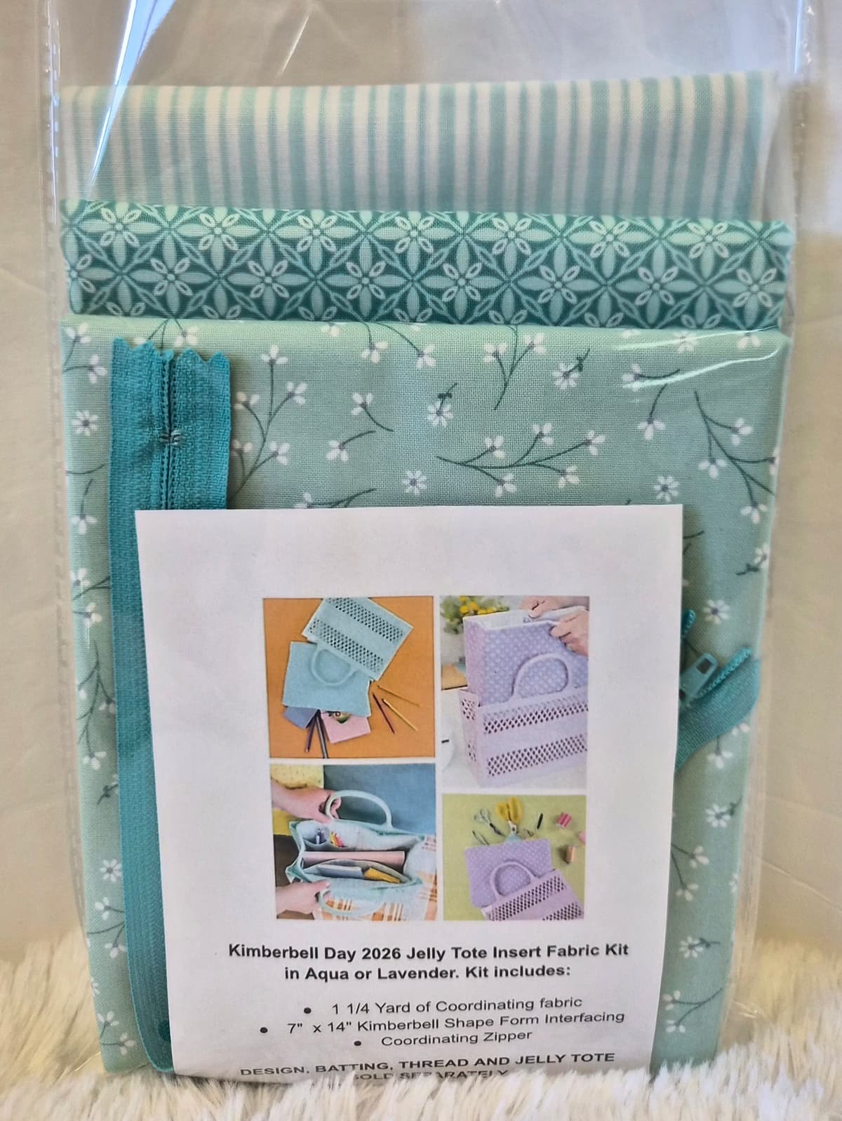 Kimberbell Jelly Tote Insert Fabric Kit — image 1