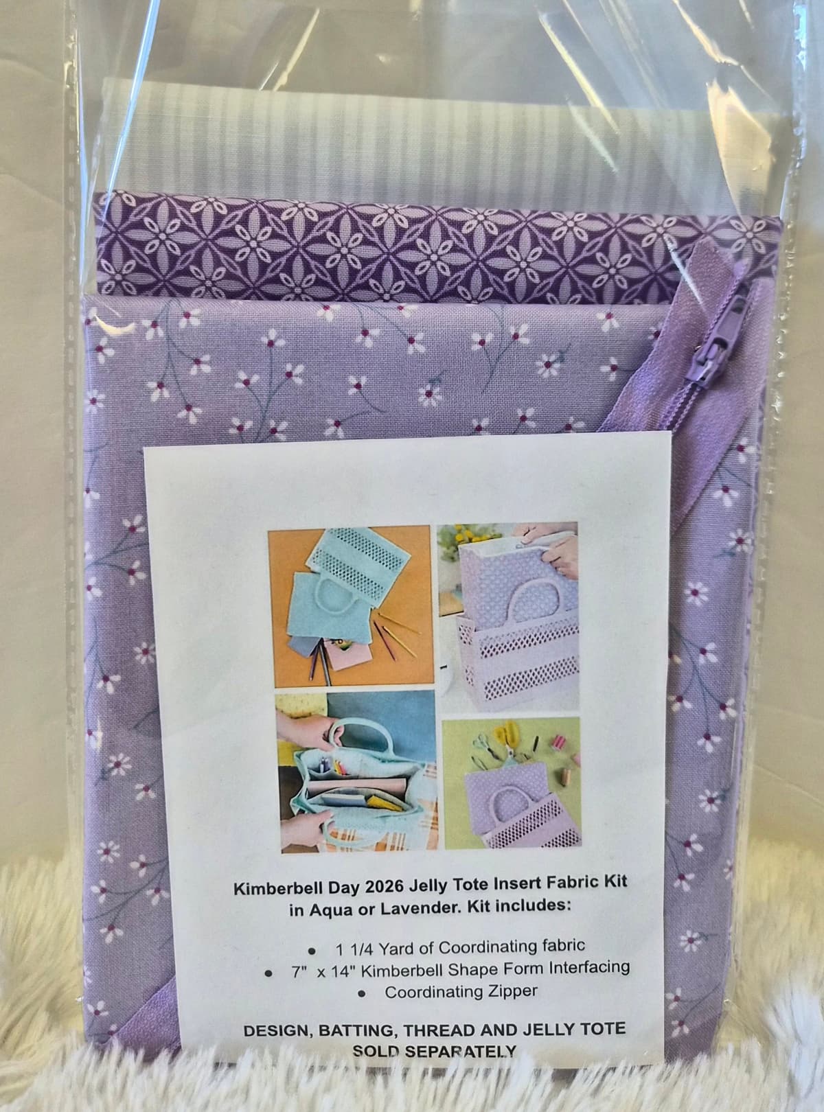 Kimberbell Jelly Tote Insert Fabric Kit — image 2