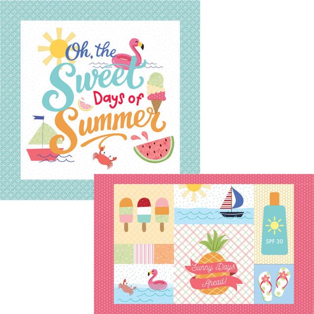 Sweet Days of Summer Pillow Set Fabric Kit — image 1