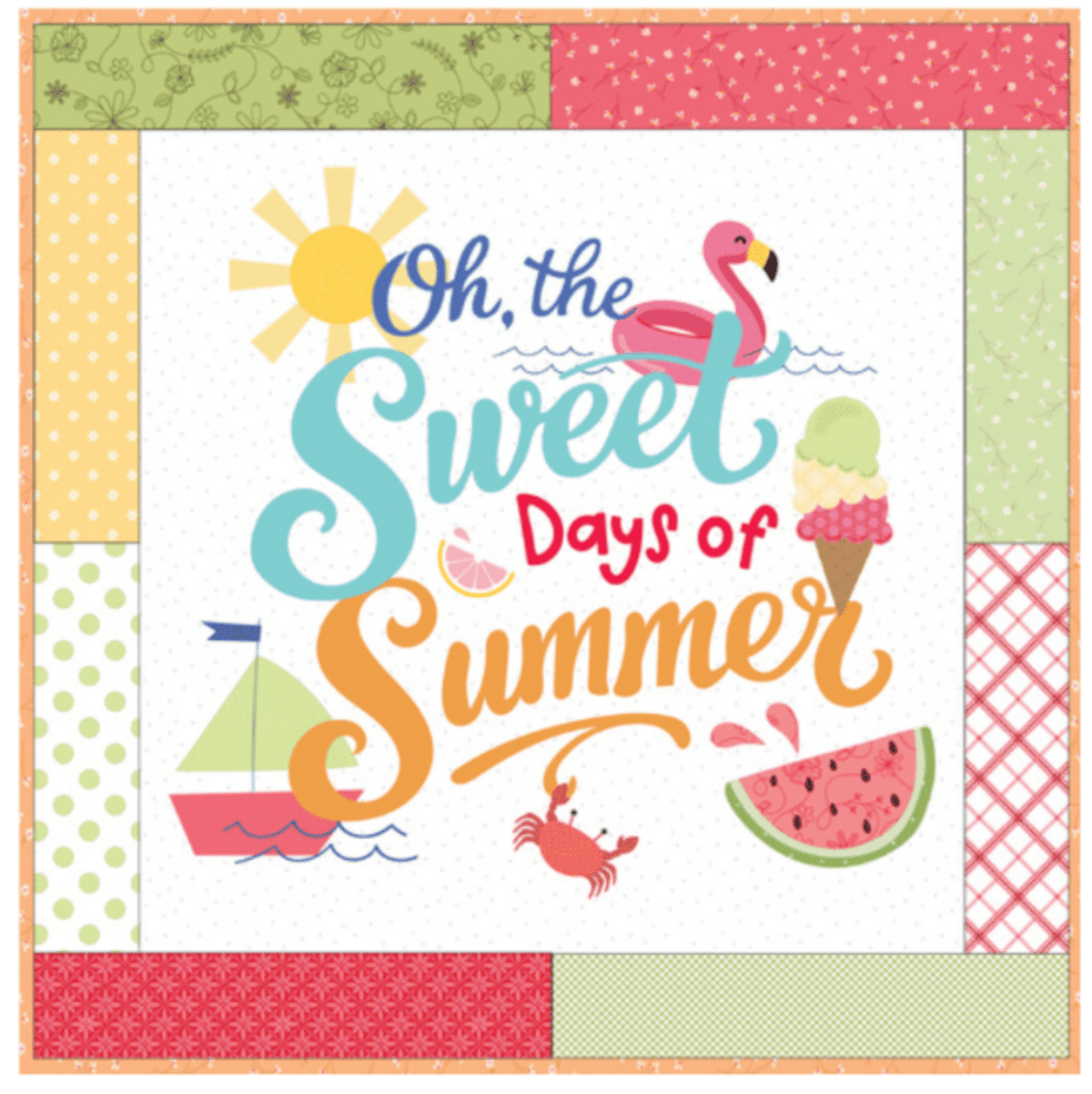 Sweet Days of Summer Pillow Set Fabric Kit — image 4
