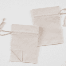 Canvas Cinch Sack Blanks, 2 Pack, Beige — image 1