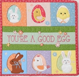 Kimberbell Mini Quilt Kit April Fabric Only