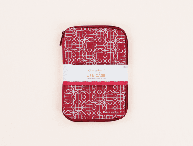 Cranberry Star USB Case