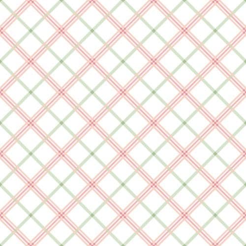 Kimberbell Basics Refreshed Plaid — Pink & Green