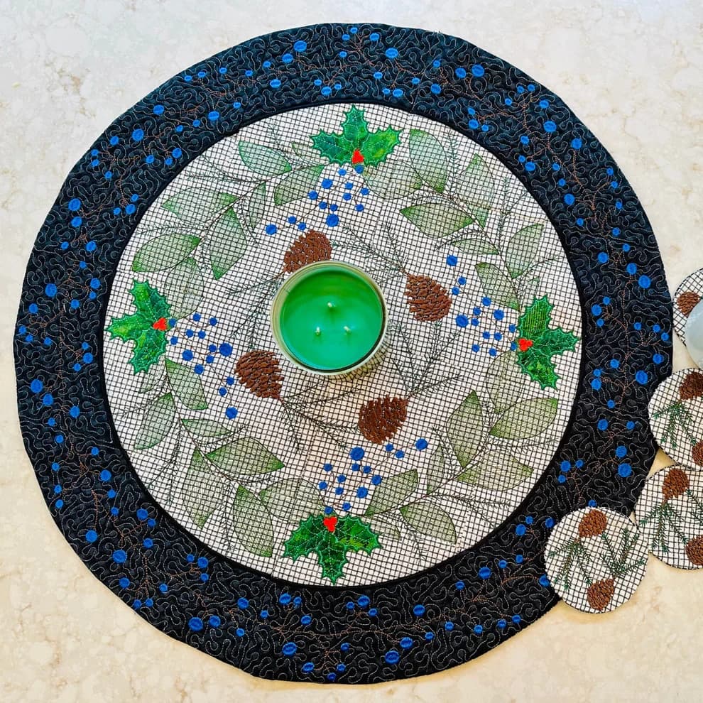 Hoop Sister Winter Greens USB — image 2