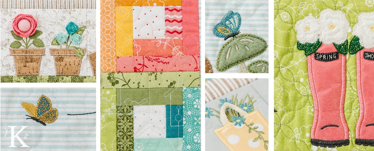 Kimberbell Spring Showers Fabric KIt — image 2