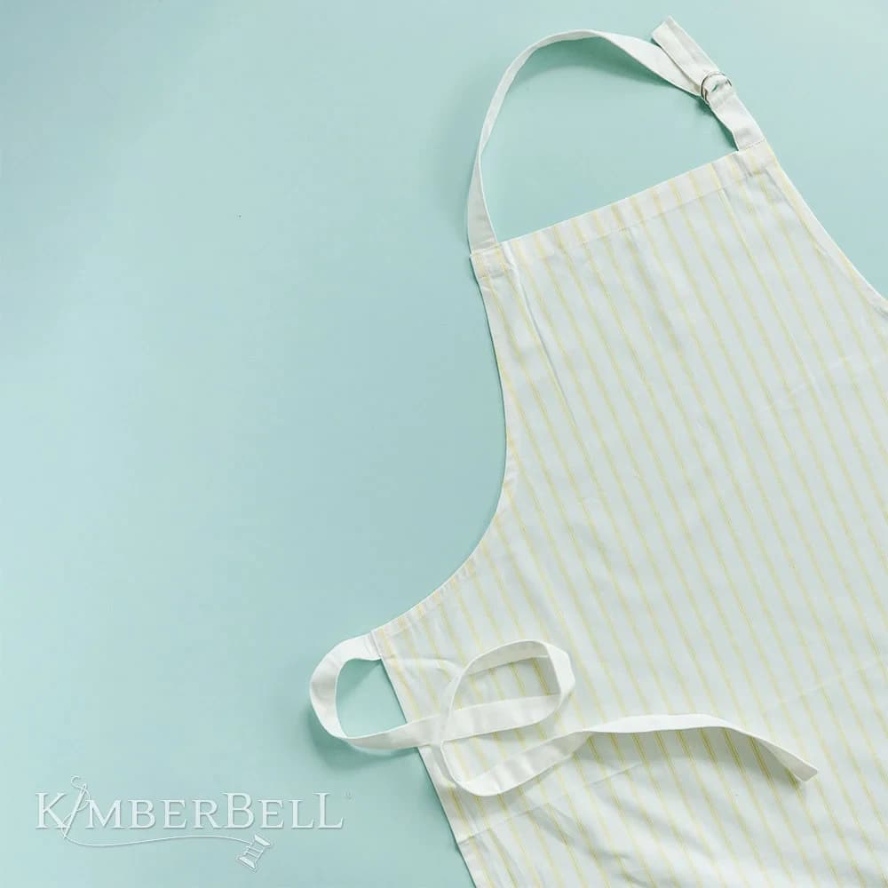 Pinstripe Apron Blank (Yellow)