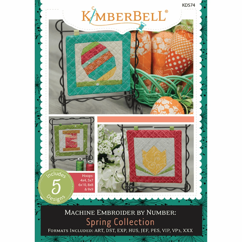 MACHINE EMBROIDER BY NUMBER: SPRING COLLECTION