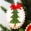 Punch Needle Embroidery Kit Cozy Christmas Ornaments — image 4